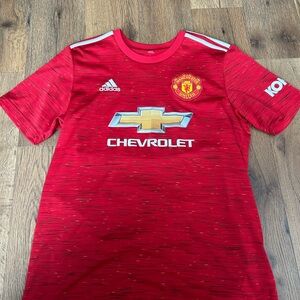 Adidas Red Manchester United Jersey
